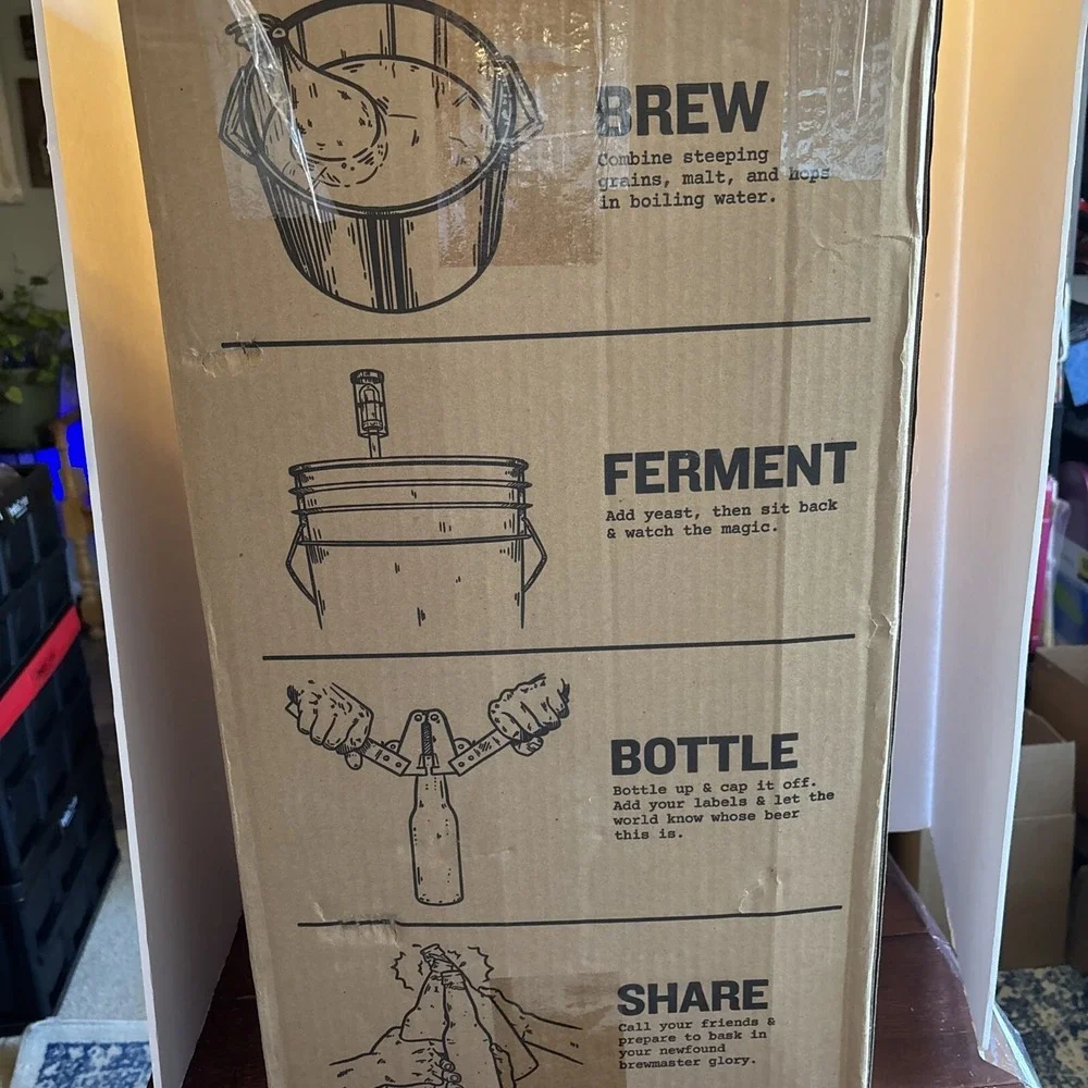 Northern Brewer Starter Kit Amber Ale Block Party Ready In Four Weeks- See Photo